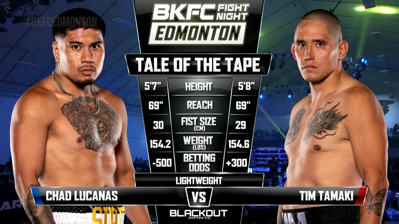BKFC Fight Night - Chad Lucanas vs Tim Tamaki - August 9, 2025