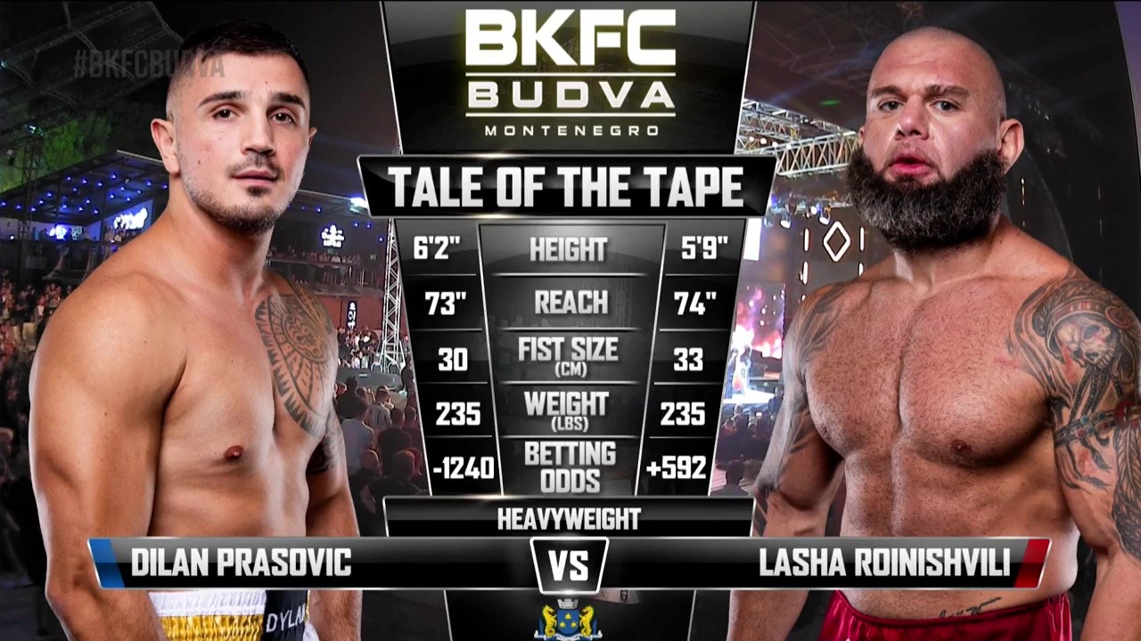 BKFC Fight Night - Dilan Prasovic vs Lasha Roinishvili - August 30, 2025