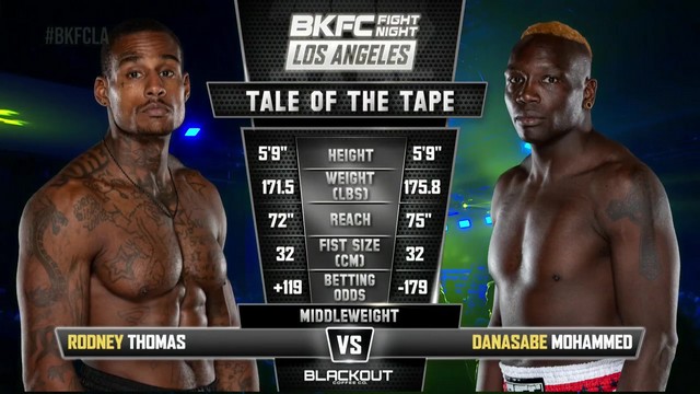 BKFC Fight Night - Don Mohammed vs Rodney Thomas - November 23, 2024