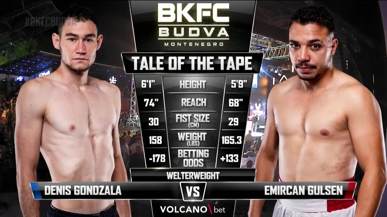 BKFC Fight Night - Emircan Gulsen vs Denis Gondžala - August 30, 2025
