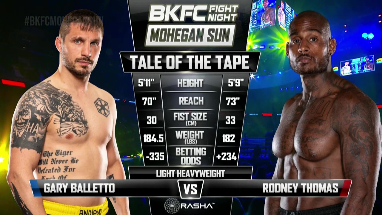 BKFC Fight Night - Gary Balletto Jr. vs Rodney Thomas - June 14, 2025