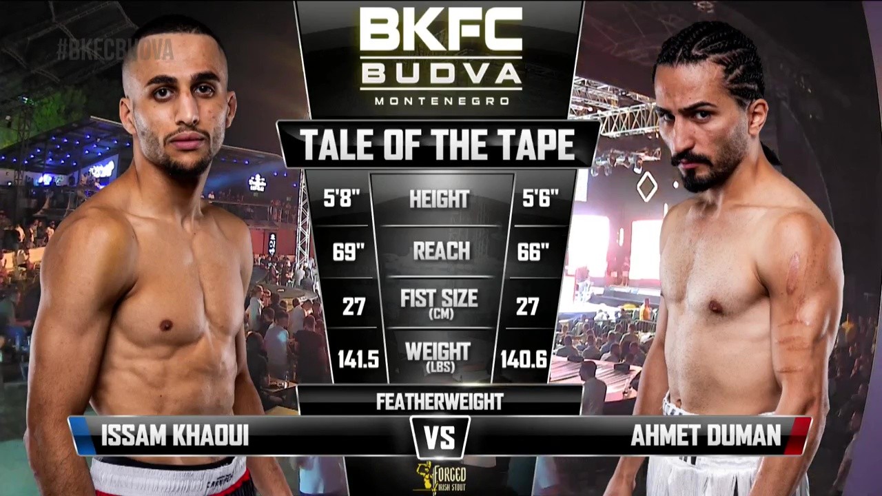 BKFC Fight Night - Issam Khadui vs Ahmet Duman - August 30, 2025