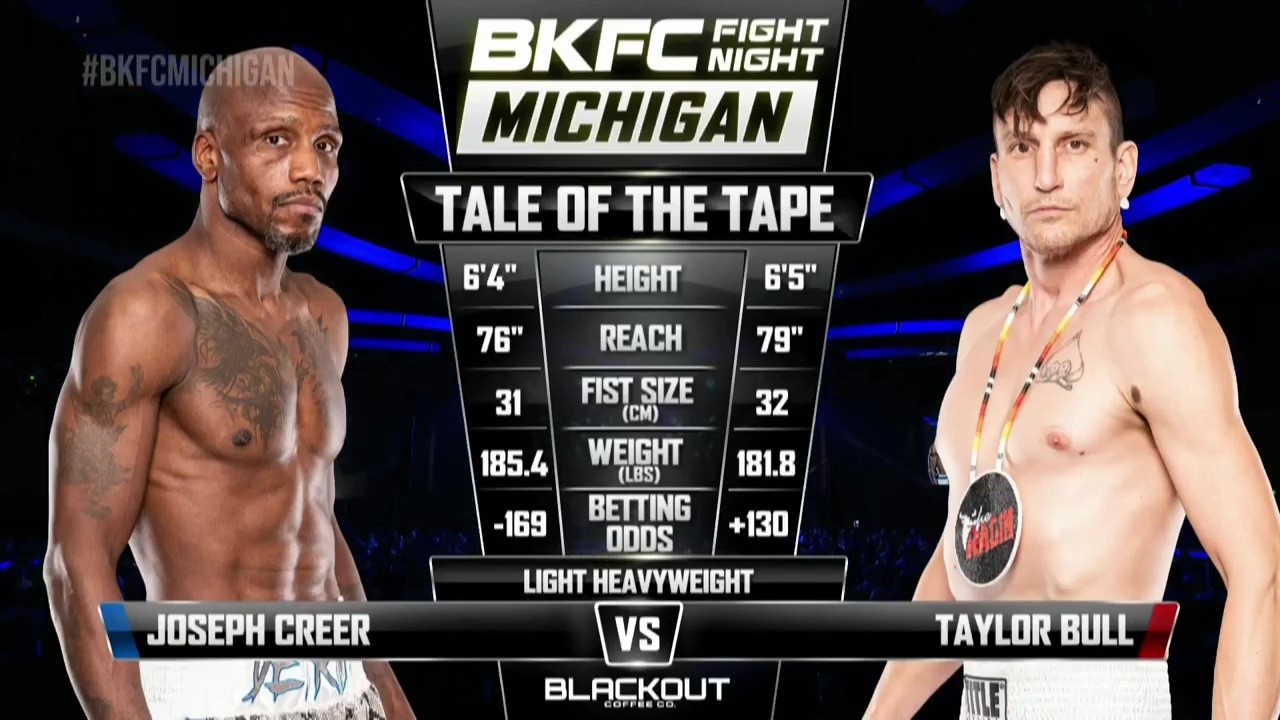 BKFC Fight Night - Joseph Creer vs Taylor Bull - November 1, 2025
