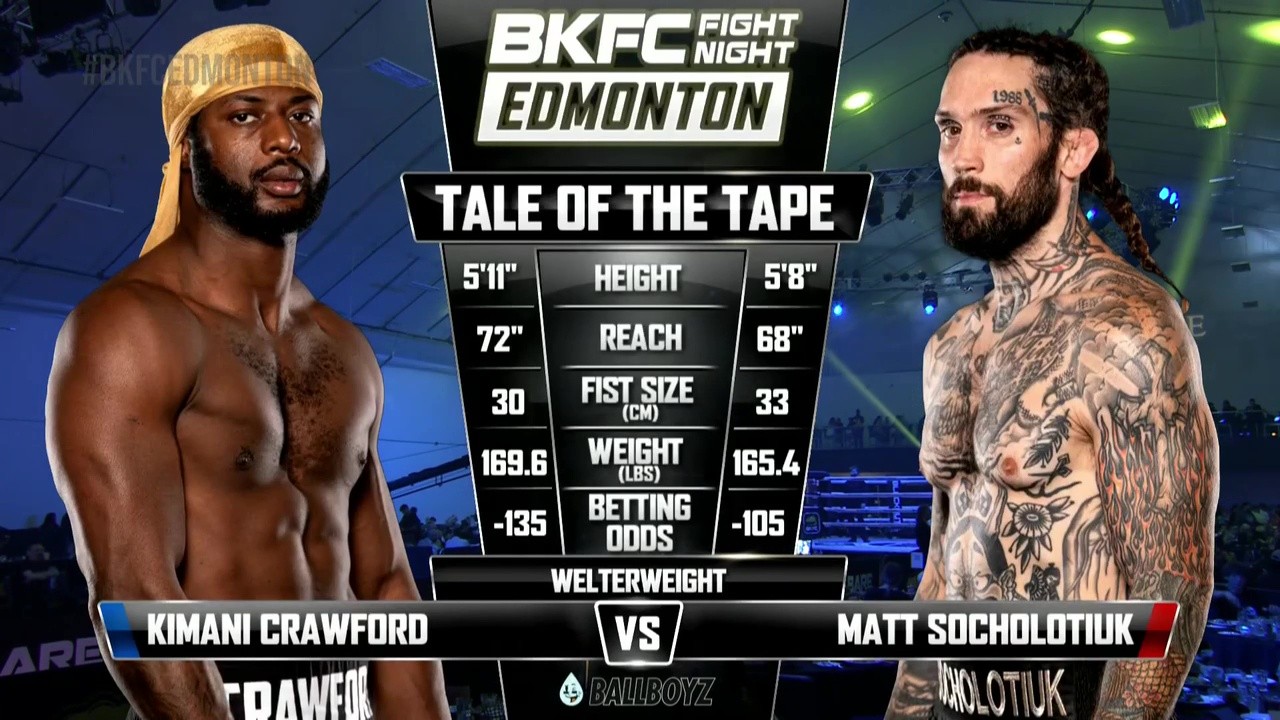 BKFC Fight Night - Kimani Crawford vs Matt Socholotiuk - August 9, 2025