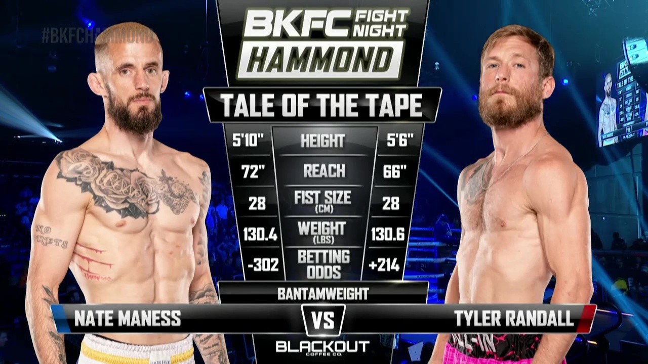 BKFC Fight Night - Nate Maness vs Tyler Randall - October 18, 2025