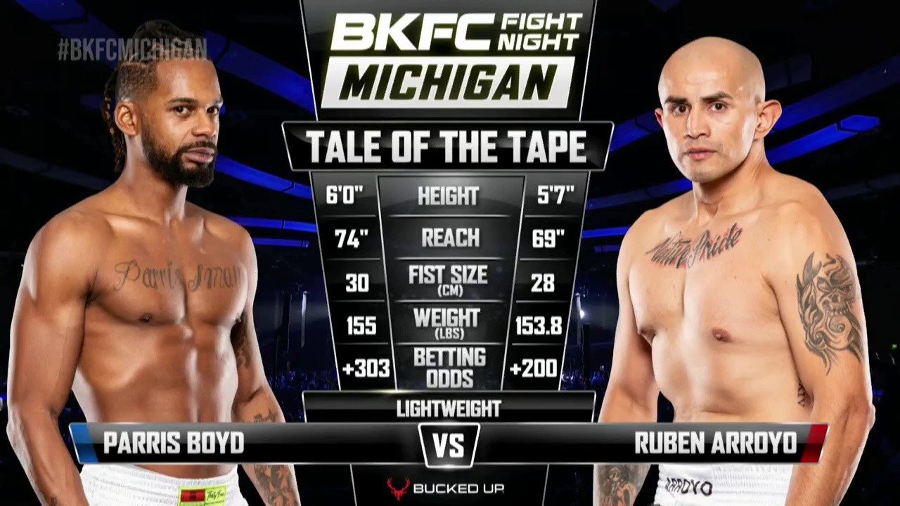 BKFC Fight Night - Paris Boyd vs Ruben Arroyo - November 1, 2025