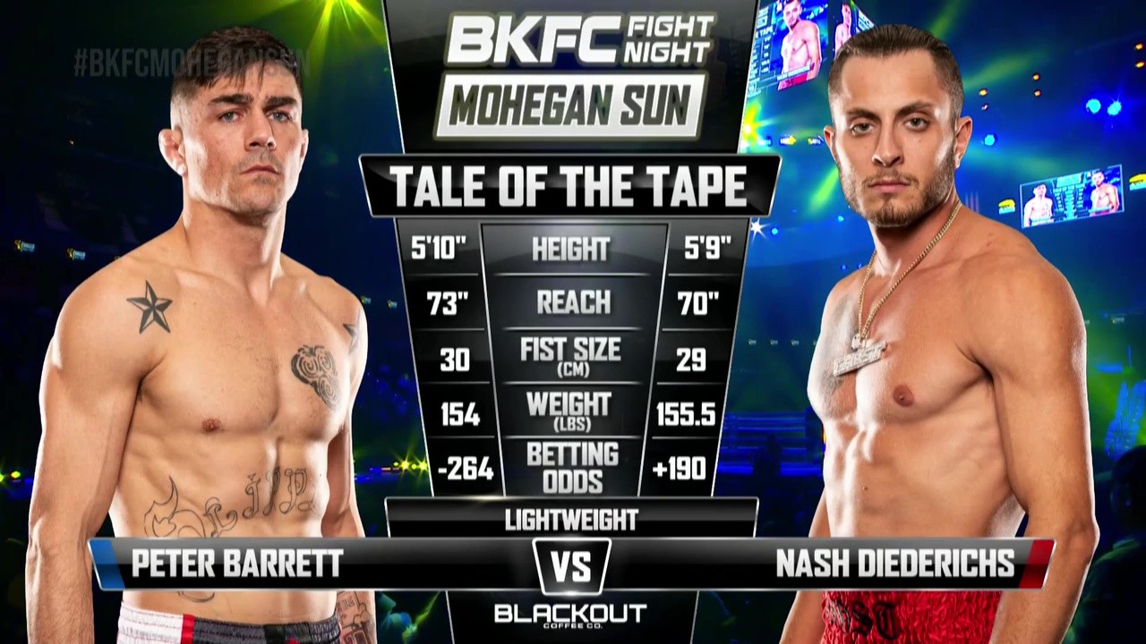 BKFC Fight Night - Peter Barrett vs Nash Diederichs - June 14, 2025