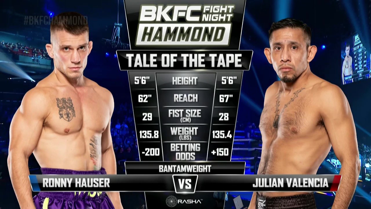 BKFC Fight Night - Ronny Hauser vs Julian Valencia - October 18, 2025