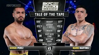 BKFC Fight Night - Sergio Perez Jimenez vs Mario Martinez Vela - MAY 24, 2024