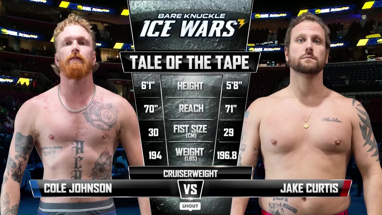 BKFC Ice Wars 3 - Jake Curtis vs Cole Johnson - October 10, 2025