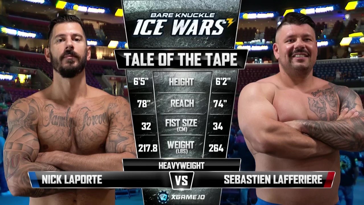 BKFC Ice Wars 3 - Nick Laporte vs Sebastien Lafferiere - October 10, 2025