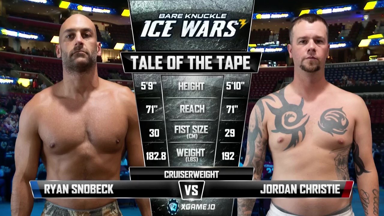 BKFC Ice Wars 3 - Ryan Snobeck vs Jordan Christie - October 10, 2025