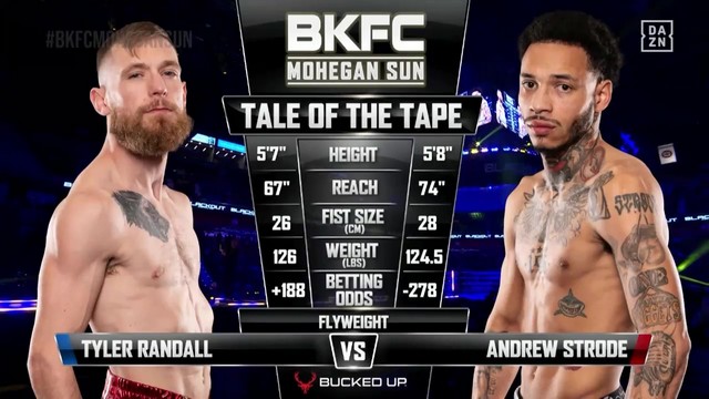 BKFC on DAZN 4 - Andrew Strode vs Tyler Randall - February 1, 2025