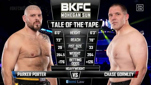 BKFC on DAZN 4 - Parker Porter vs Chase Gormley - February 1, 2025