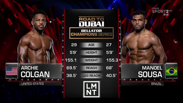 Bellator Champions Series - Archie Colgan vs Manoel Sousa - September 14, 2024