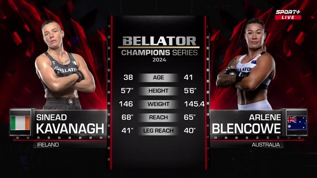 Bellator Champions Series - Arlene Blencowe vs Sinead Kavanagh - JUNE 22, 2024