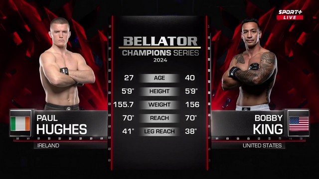 Bellator Champions Series - Paul Hughes vs Bobby King - JUNE 22, 2024