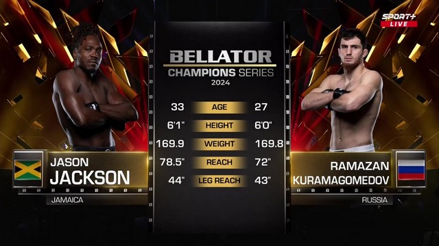 Bellator Champions Series - Ramazan Kuramagomedov vs Jason Jackson - JUNE 22, 2024