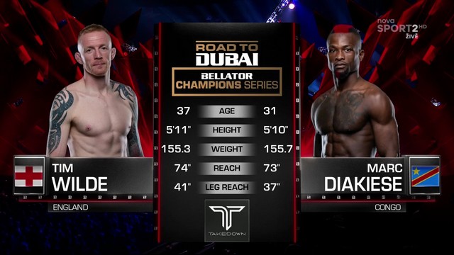 Bellator Champions Series - Tim Wilde vs Marc Diakiese - September 14, 2024