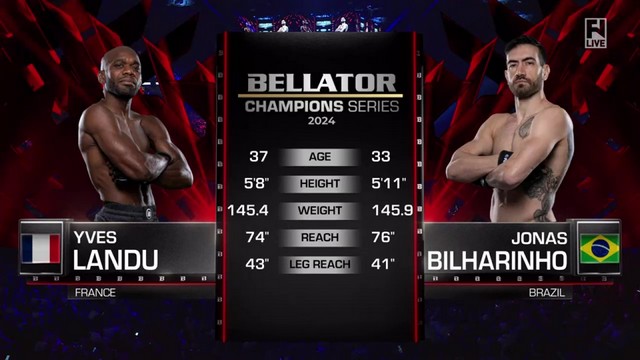 Bellator Champions Series - Yves Landu vs Jonas Bilharinho - May 16, 2024