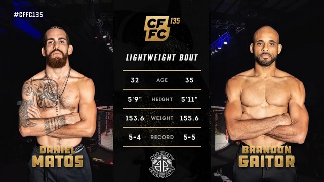 CFFC 135 - Daniel Matos vs Brandon Gaitor - September 21, 2024