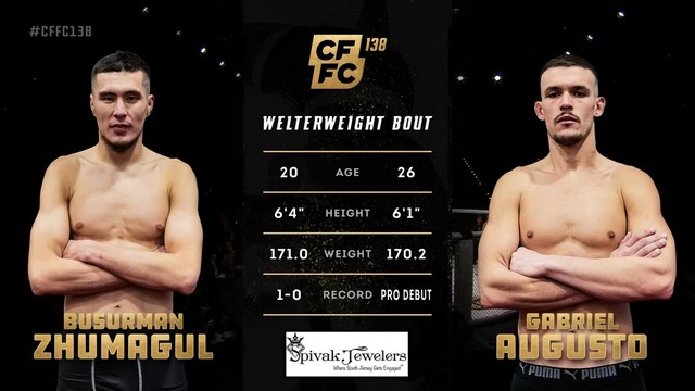 CFFC 138 - Busurman Zhumagul vs Gabriel Augusto - December 13, 2024