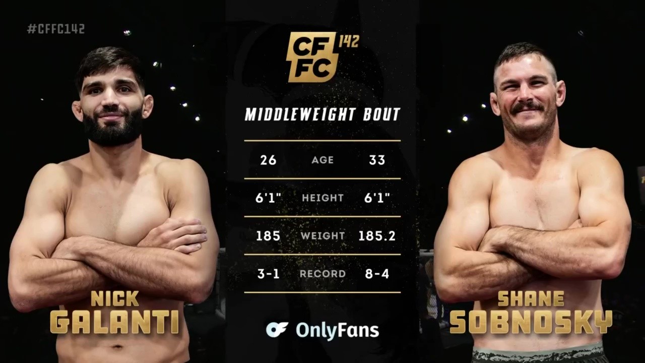CFFC 142 - Nick Galanti vs Shane Sobnosky - May 24, 2025