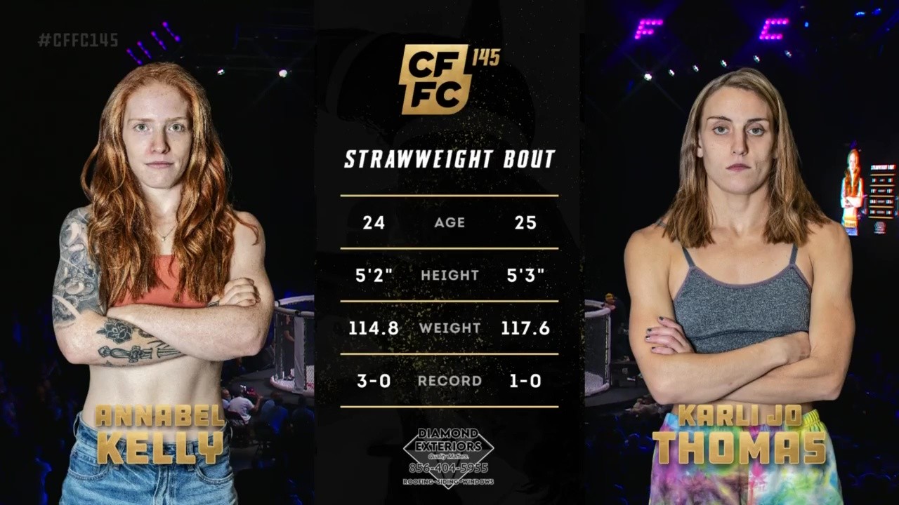 CFFC 145 - Karli Jo Thomas vs Annabel Kelly - August 30, 2025