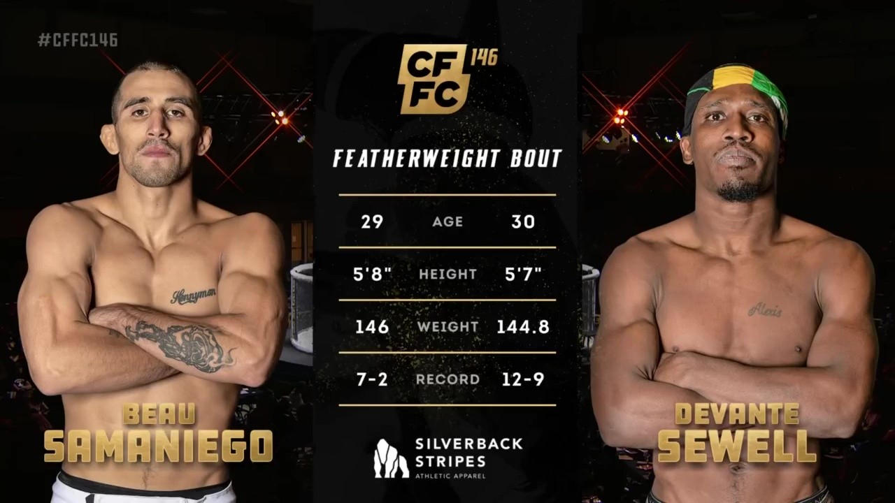 CFFC 146 - Beau Samaniego vs Devante Sewell - September 26, 2025