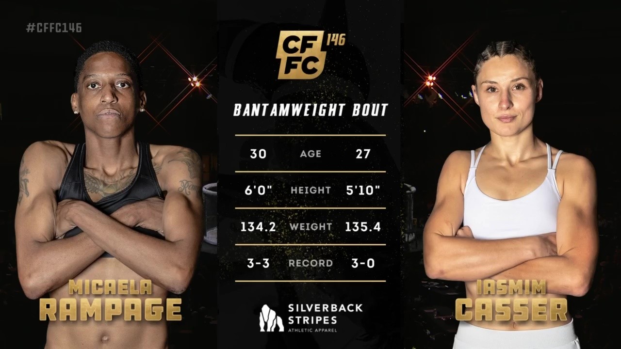 CFFC 146 - Iasmim Casser vs Micaela Rampage - September 26, 2025