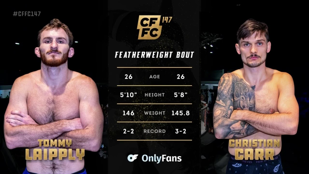 CFFC 147 - Christian Carr vs Tommy Laipply - October 10, 2025