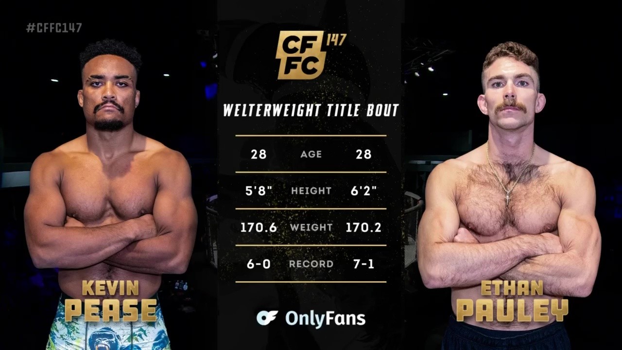 CFFC 147 - Kevin Pease vs Ethan Pauley - October 10, 2025