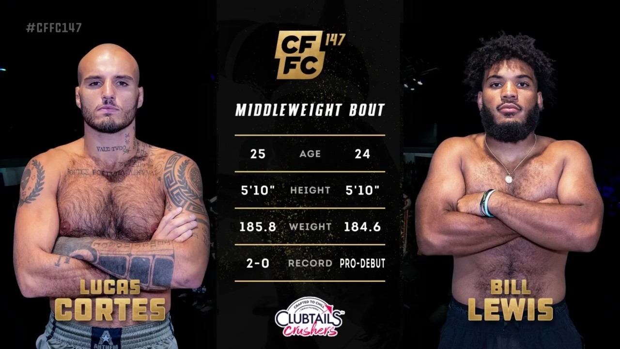 CFFC 147 - Lucas Cortes vs Bill Lewis - October 10, 2025