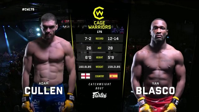 Cage Warriors 175 - Adam Cullen vs Samuel Blasco - July 24, 2024