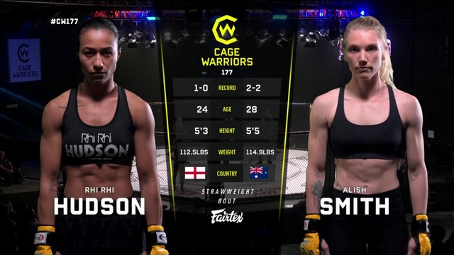 Cage Warriors 177 - Alish Smith vs Rhi Rhi Hudson - September 20, 2024