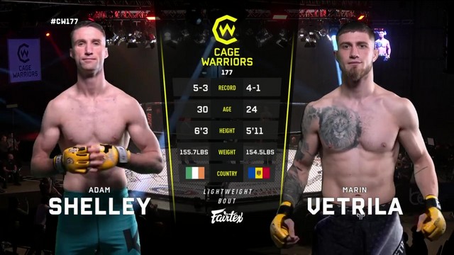 Cage Warriors 177 - Marin Vetrila vs Adam Shelley - September 20, 2024