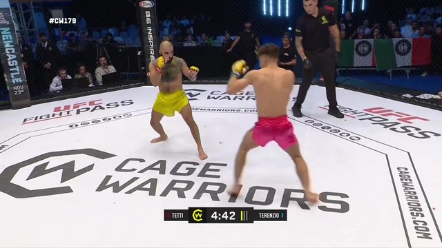 Cage Warriors 179 - Emanuele Tetti vs Angelo Terenzio - November 2, 2024