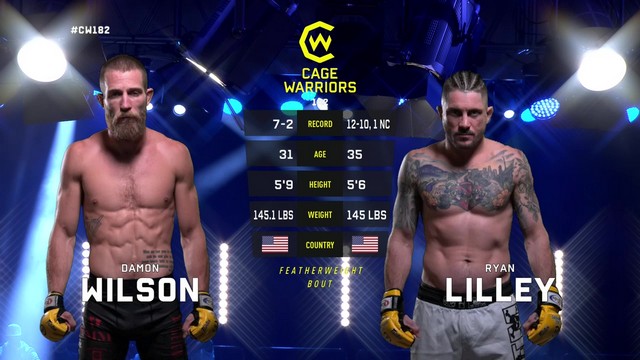 Cage Warriors 182 - Damon Wilson vs Ryan Lilley - December 13, 2024