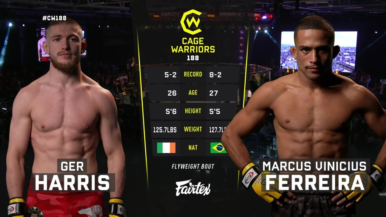 Cage Warriors 188 - M. Ferreira vs Ger Harris - April 26, 2025