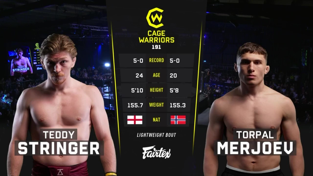 Cage Warriors 191 - Torpal Merjoev vs Teddy Stringer - June 28, 2025