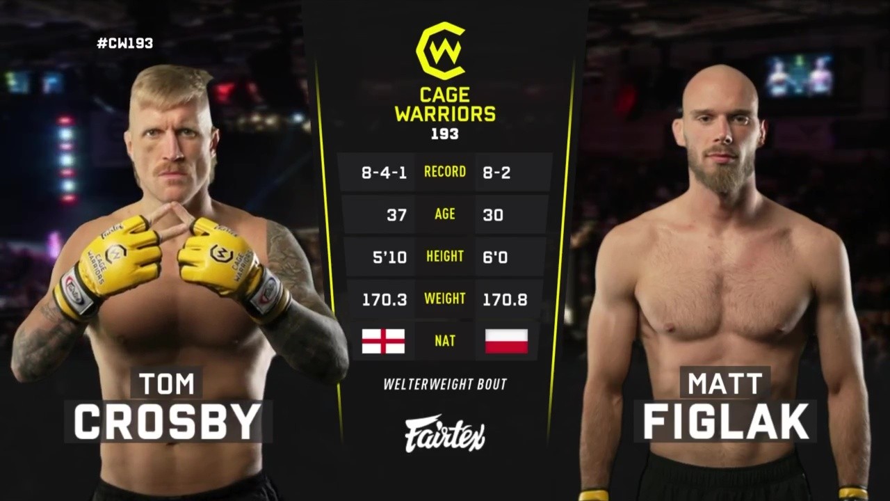 Cage Warriors 193 - Mateusz Figlak vs Tom Crosby - September 13, 2025