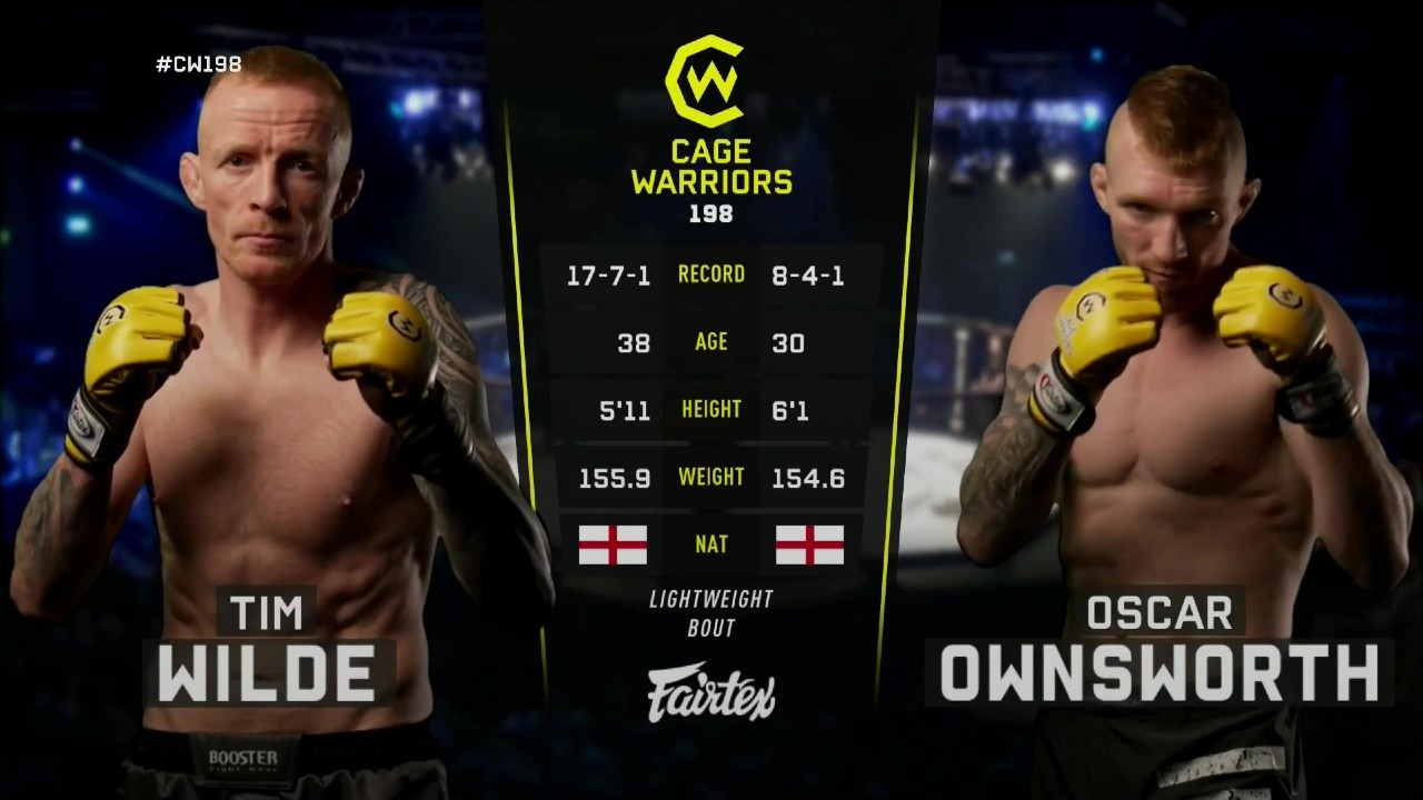 Cage Warriors 198 - Tim Wilde vs Oscar Ownsworth - November 22, 2025