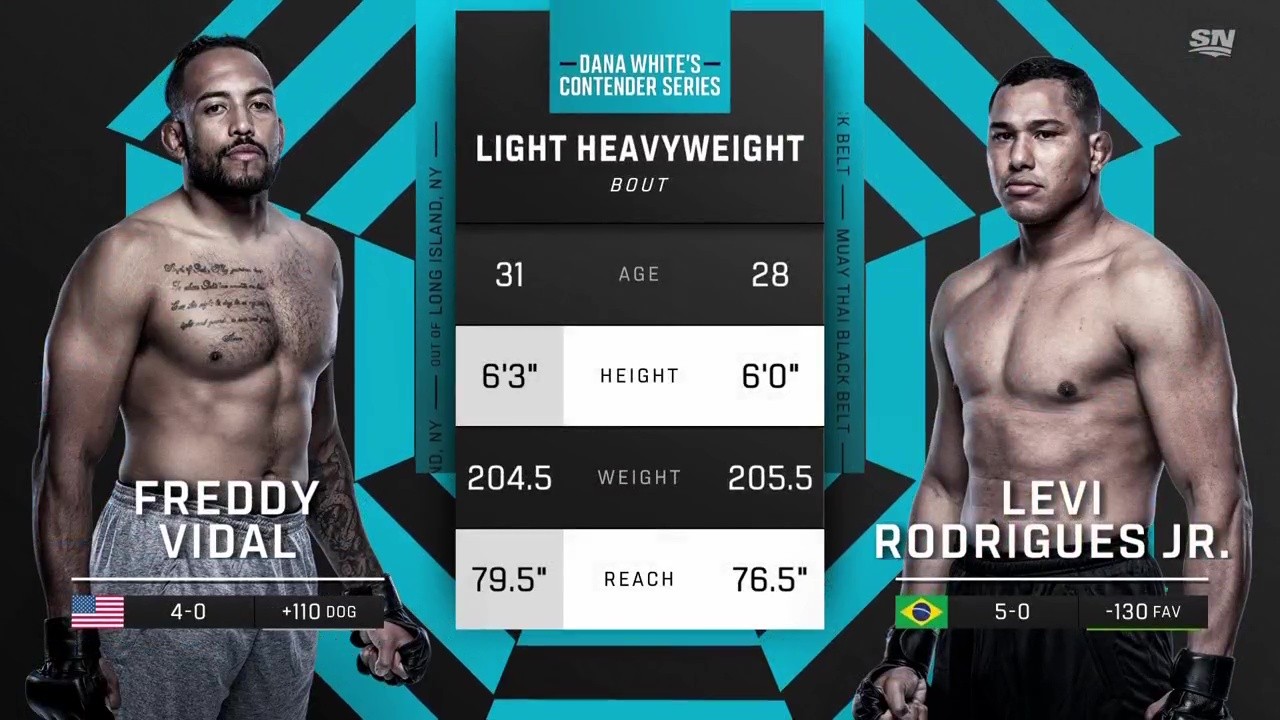 DWCS - S9W10 - Freddy Vidal vs Levi Rodrigues - October 14, 2025