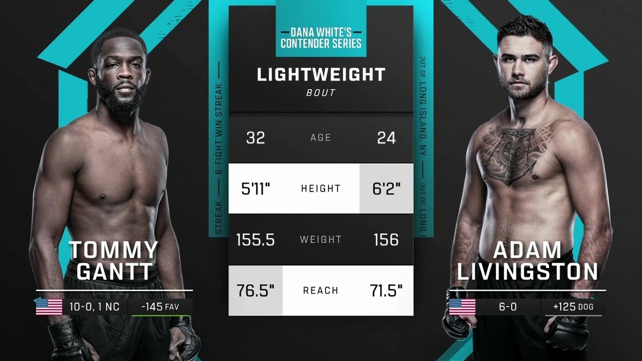 DWCS - S9W6 - Tommy Gantt vs Adam Livingston - September 16, 2025