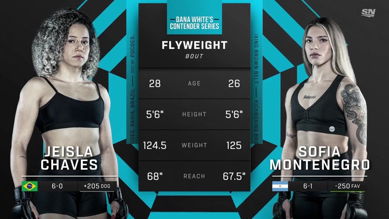 DWCS - S9W7 - Jeisla Chaves vs Sofia Montenegro - September 23, 2025