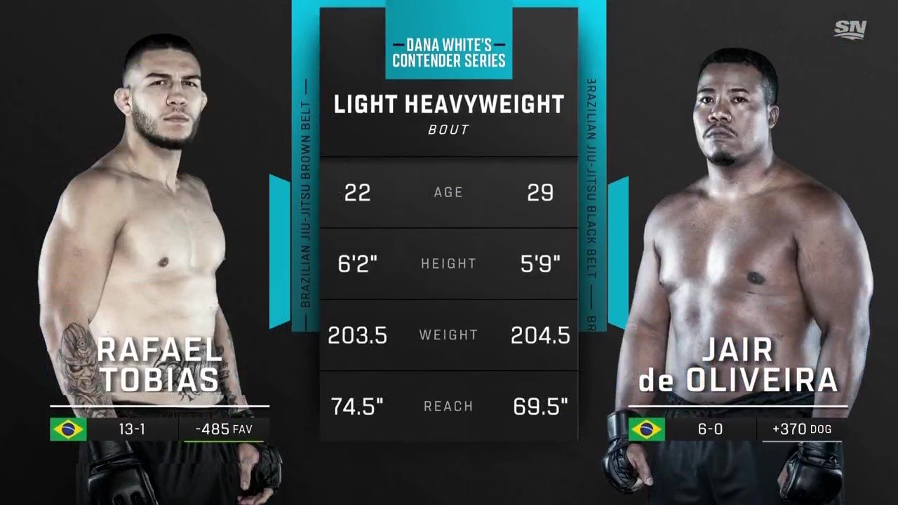 DWCS - S9W7 - Rafael Tobias vs Jair de Oliveira - September 23, 2025