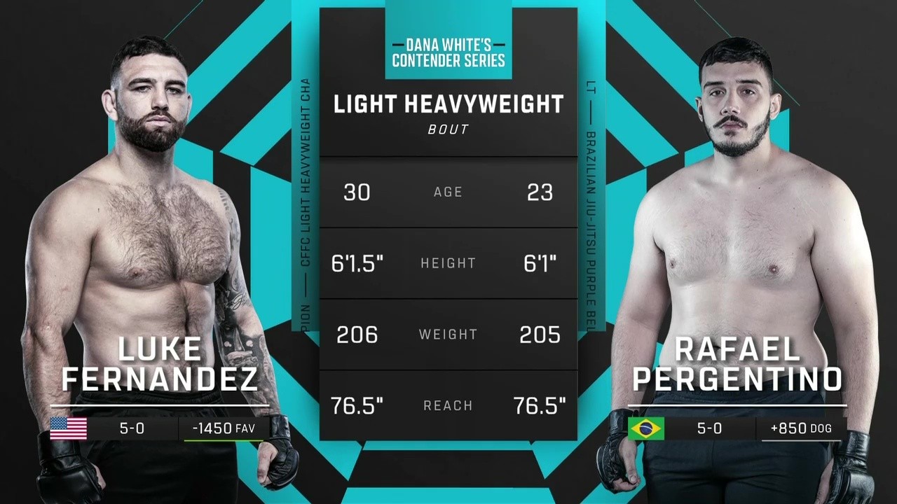 DWCS - S9W9 - Luke Fernandez vs Rafael Pergentino - October 7, 2025