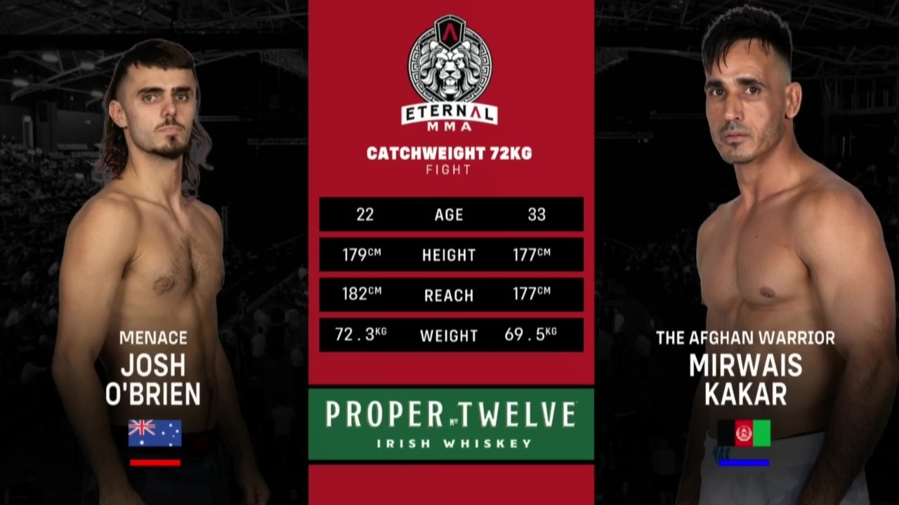 Eternal MMA 101 - Joshua O'Brien vs Mirwias Kakar - November 15, 2025