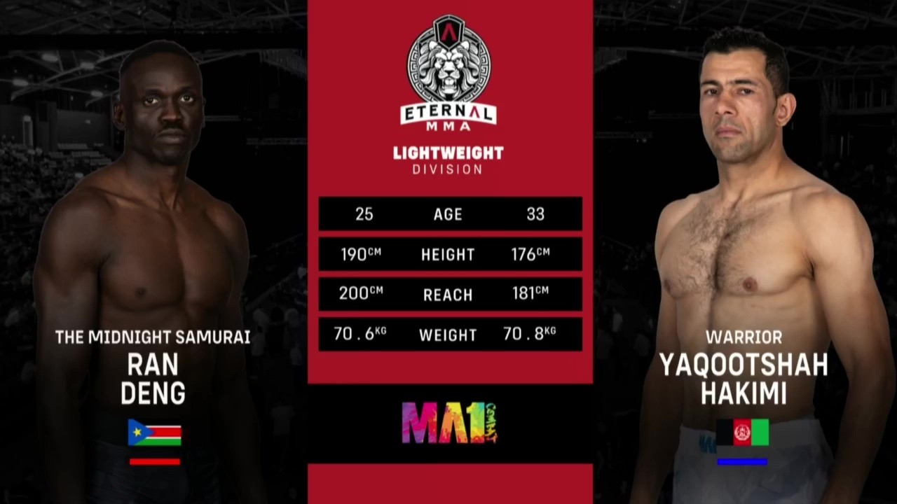 Eternal MMA 101 - Ran Deng vs Yaqoot Hakimi - November 15, 2025