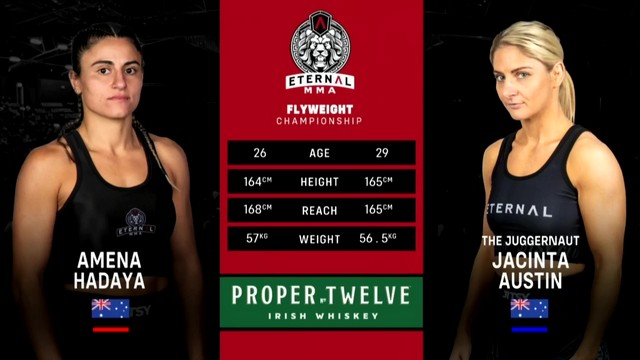 Eternal MMA 84 - Jacinta Austin vs Amena Hadaya - MAY 23, 2024